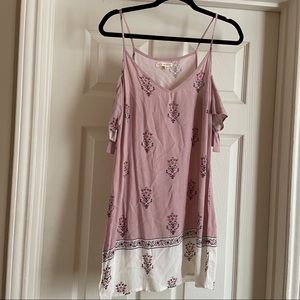 LA Hearts Open Shoulder Dress